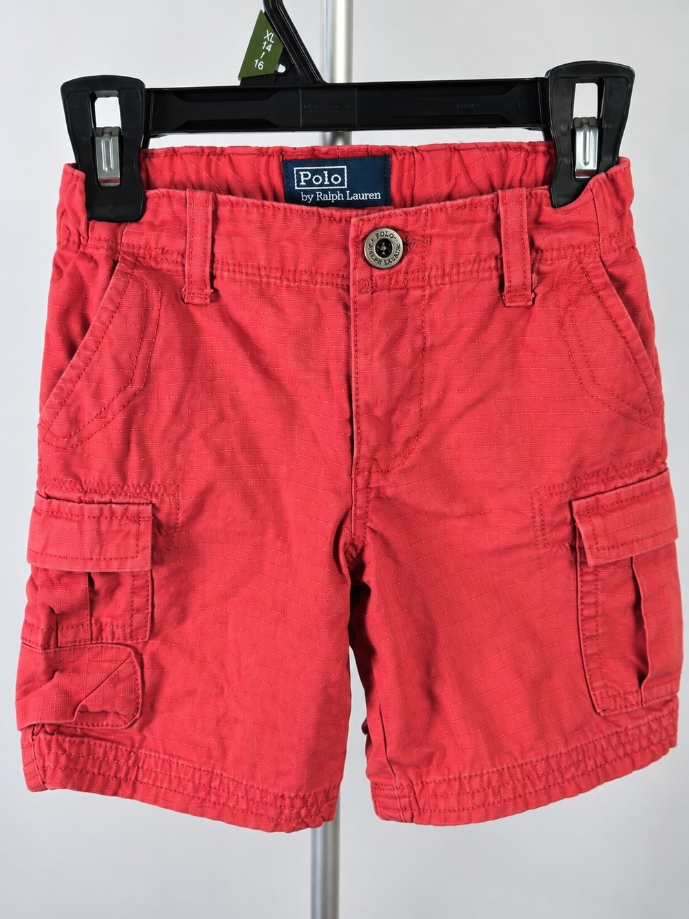 POLO Ralph Lauren Red Cargo Shorts for Kids